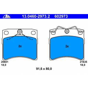 701698151G Γνήσια Τακάκια ΑΤΕ 13046029732