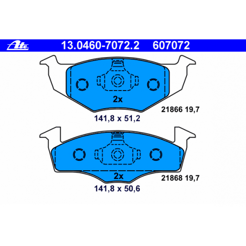 1H0698151A Γνήσια Τακάκια ΑΤΕ 13046070722