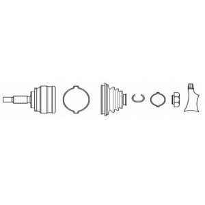 Εξωτερικός Μπιλιοφόρος 302118 Για VW Golf III,III,Ibiza 1.3,1.4