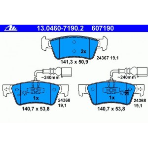7L6698451 Γνήσια Τακάκια ΑΤΕ 13046071902