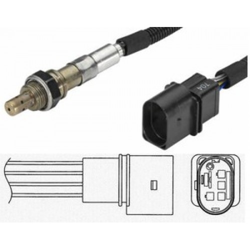 06A906262CF αισθητήρας Λ NGK LZA07V2