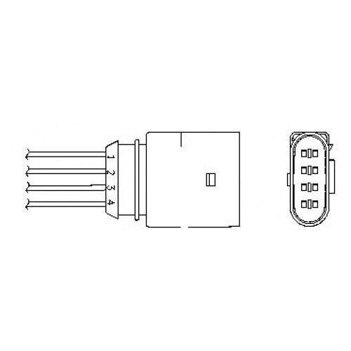 Αισθητήρας Λ NGK OZA516-AU1 A4/Passat 00-02