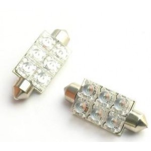 C5W Soffitte-Xenon Look Led Πινακίδας Ή Εσωτερικού Χώρου 39mm