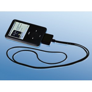 Αuvisio Βολικό Μαύρο Λουράκι Λαιμού Για iPod Και iPhone