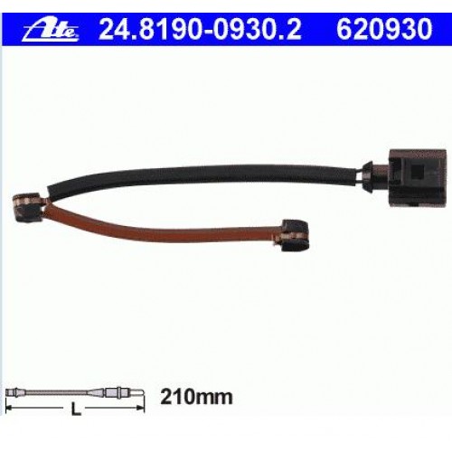 Σετ Oπίσθιων Καλωδίων Φθοράς Φρένων ΑΤΕ 7L0907637C