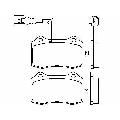 Τακάκια Τextar 2414301