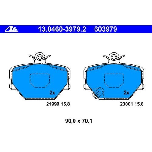 Γνήσια Eμπρ. Tακάκια  ΜCC Smart 0.6-0.7-1.0