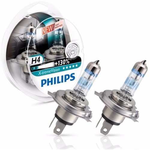 Philips H4 X-tremeVision +130% 12V 2τμχ