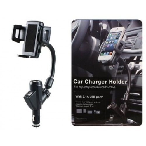 Φορτιστής και περιστροφική βάση σε ένα - συμβατό σε GPS/PDA/MP3