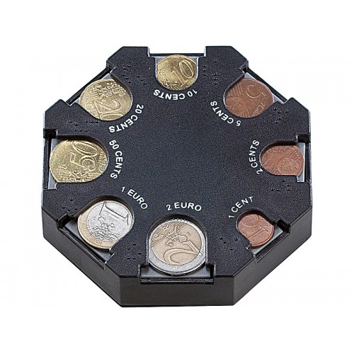 Στρογγυλή θήκη-διαχωριστής κερμάτων Infactory 10,5cm