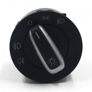 Διακόπτης Φώτων Chrome χωρίς auto για Golf V-VI-EOS 5ND941431A