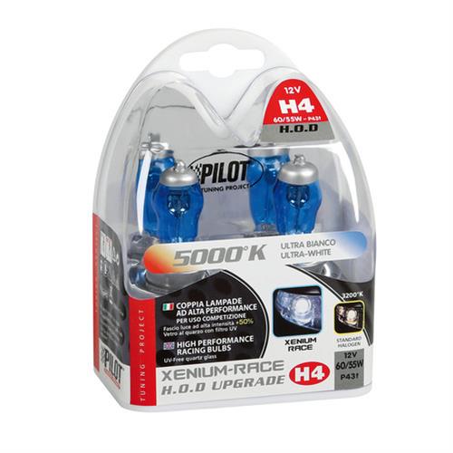 Σετ Λάμπες H4 H.O.D Xenium-Race 5000K 2300LM +50%
