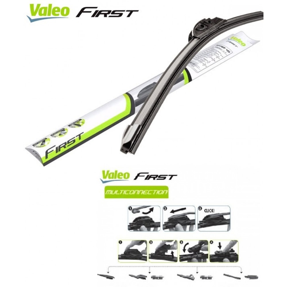 Υαλοκαθαριστηρας Multiconnection Aerotwin 60cm VFB60 ‘’Valeo First’’ Υαλοκαθαριστηρας Multiconnection Aerotwin 60cm VFB60 ‘’Valeo First’’