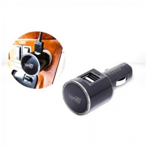 Ldnio διπλός usb φορτιστής αυτοκινήτου DL216 5V/2.1A +δώρο καλώδιο φόρτισης