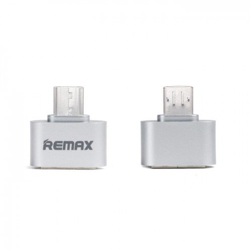 Remax RA-OTG Gold microUSB USB Host OTG Adapter Ασημί