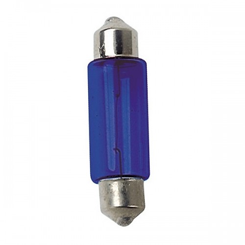 Lampa C5W 12V 35mm 5W μπλε σωληνωτα (2τμχ)