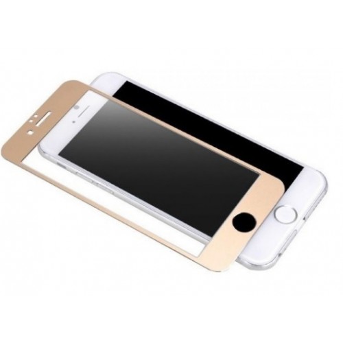 Full Screen Protector σιλικόνης για iPhone 6 Gold