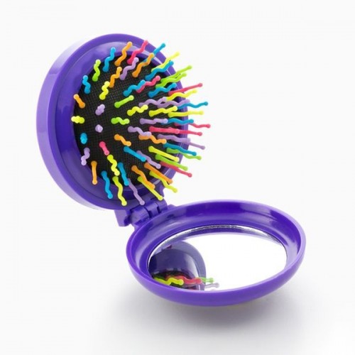 Καθρέφτης τσάντας με ενσωματωμένη βούρτσα Colors