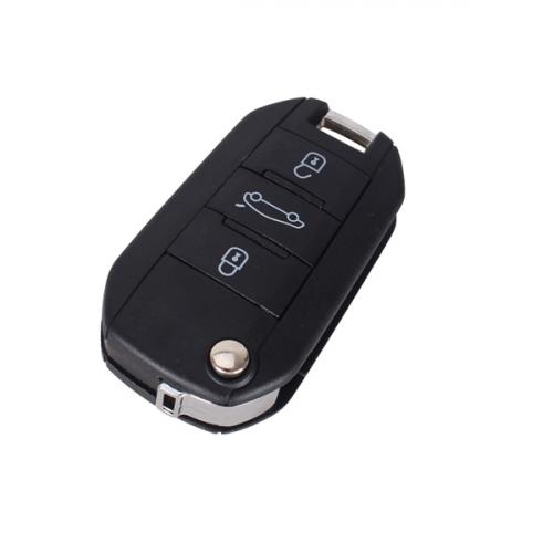 Πτυσσόμενο κλειδί 3 κούμπο Peugeot 208 308 508 3008 5008 