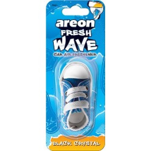 AREON FRESH WAVE BLACK CRYSTAL-ΑΡΩΜΑΤΙΚΟ ΑΥΤΟΚΙΝΗΤΟΥ ΠΑΠΟΥΤΣΑΚΙ