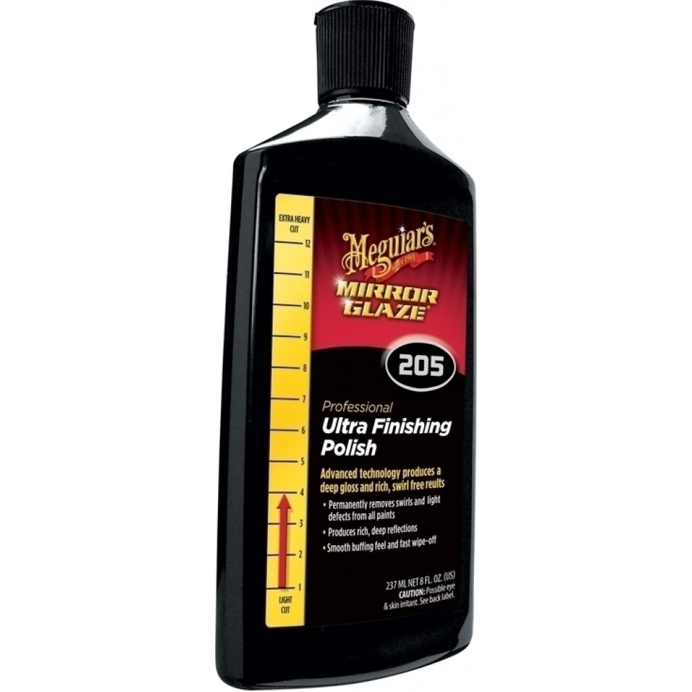 Meguiar's 205 Mirror Glaze Ultra Finishing Polish-επαγγελματική γυαλιστικη αλοιφή  (M20508) 237ml