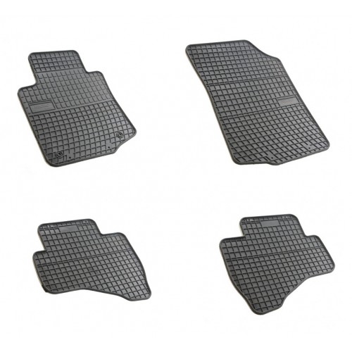 OEM Λαστιχένια πατάκια (μαύρα) για Citroen C1 Peugeot 107 Aygo 2005-2014 0639