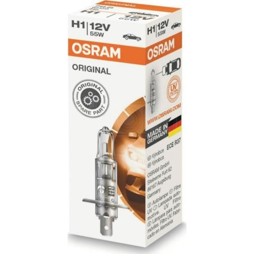 Λαμπα OSRAM H1 12V 55W ORIGINAL