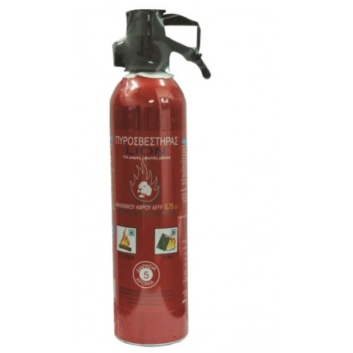 Πυροσβεστήρας αφρού Αυτοκινήτου Stop Fire Lion 750gr Με Χρωματικό Δείκτη