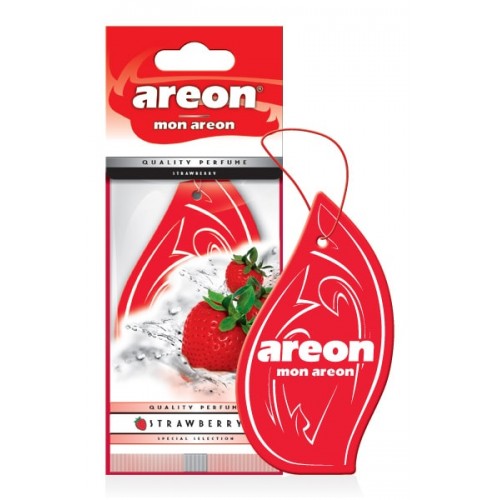 Areon Apple Strawberry (Φράουλα)-Αρωματικό δεντράκι αυτοκινήτου MA40
