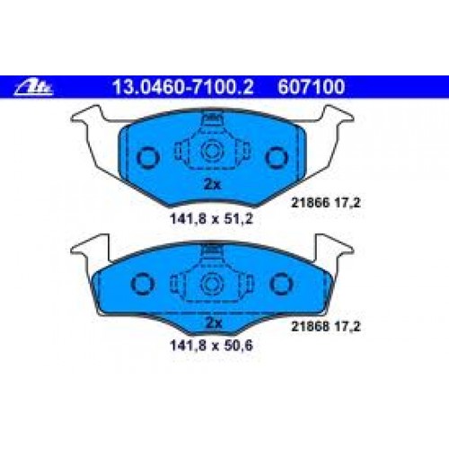 6N0698151C Γνήσια Τακάκια ΑΤΕ 13046071002