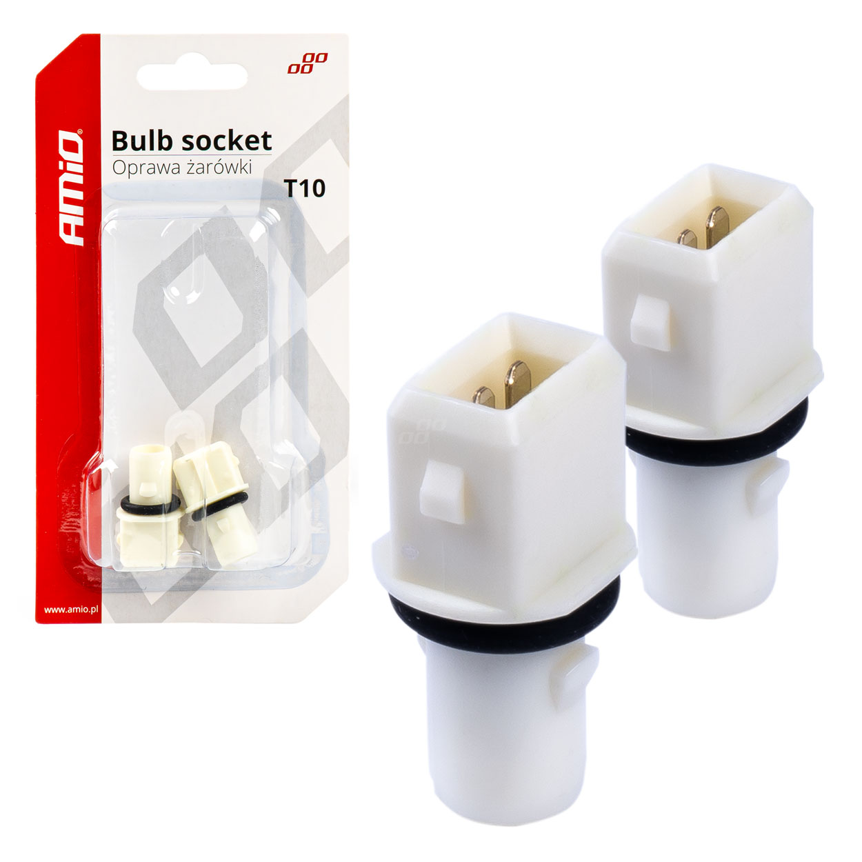 Ντουί Λάμπας T10 W5W W3W W16W (AMIO-03047) – Σετ 2 τεμάχια