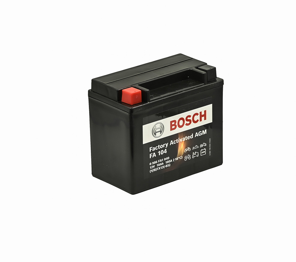 Μπαταρία ΜΟΤΟ BOSCH AGM FACTORY ACTIVATED YTX12BS 10A 180A