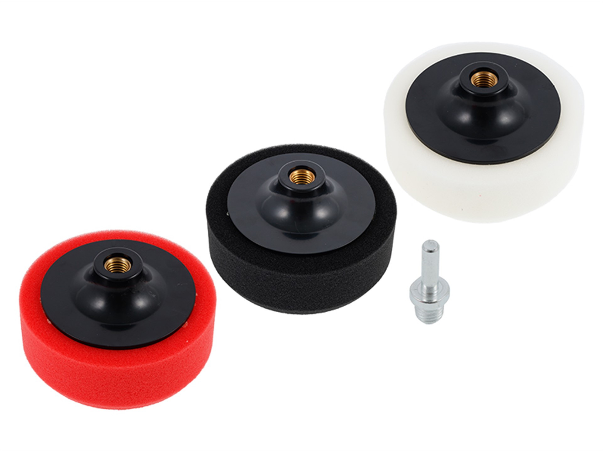 Σετ Σφουγγαριών Γυαλίσματος CARMOTION (3x125mm) με Προσαρμογέα M14