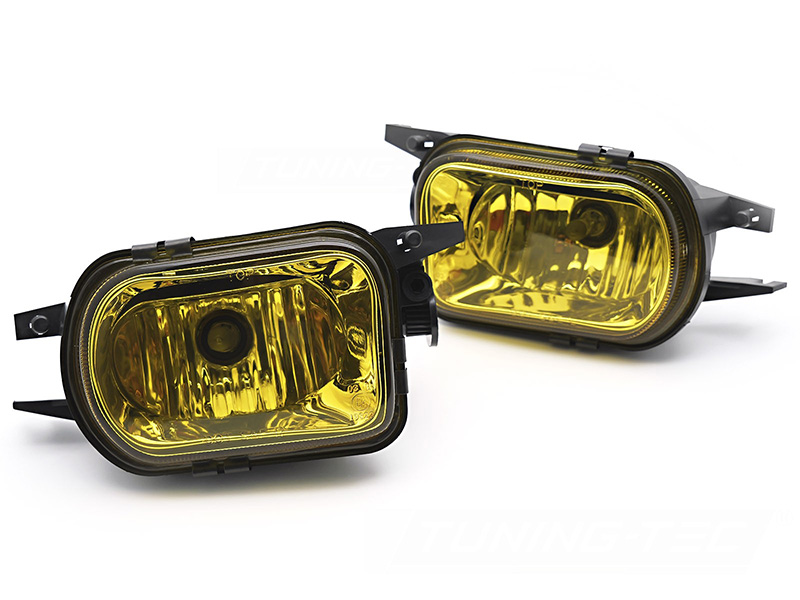 Προβολείς Ομίχλης με Κίτρινο Τζάμι (Σετ) για Mercedes C-Class W203 &amp; CLK W209 - NTY