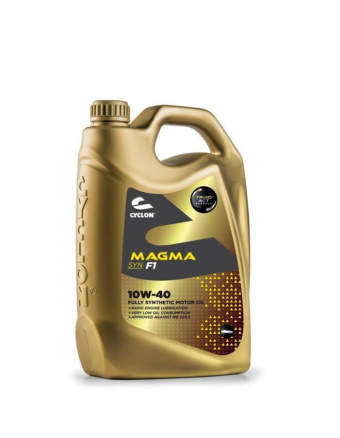 Cyclon MAGMA SYN F1 10W-40 4L – Πλήρως Συνθετικό Λιπαντικό API SN / ACEA A3/B4