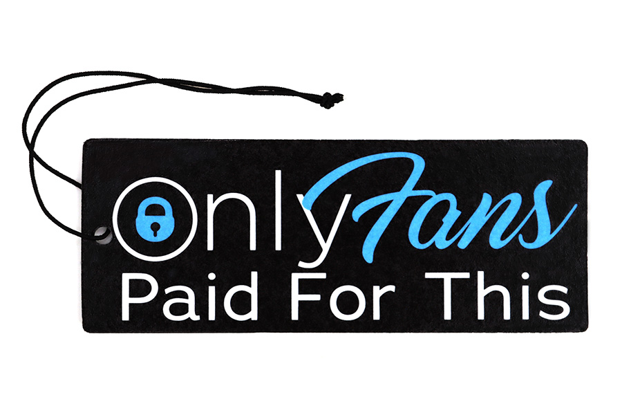 Αρωματικό Αυτοκινήτου "OnlyFans Paid For This" – Κρεμαστό Αρωματικό Χώρου με Άρωμα New Car