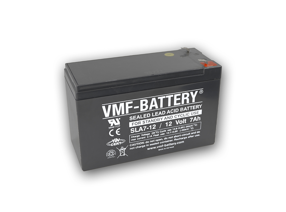 VMF SLA7-12 Μπαταρία για Συναγερμό &amp; UPS 12V 7Ah | Κλειστού Τύπου (AGM - VRLA)